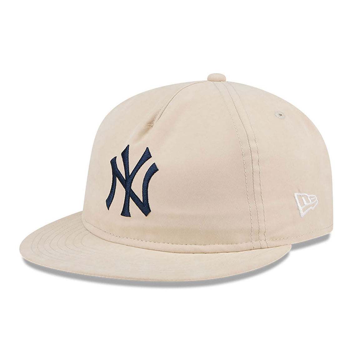 New Era 9FIFTY New York Yankees Brushed Nylon Strapback Cap (Cream) - New Era 9FIFTY New York Yankees Brushed Nylon Strapback Cap (Cream) - 