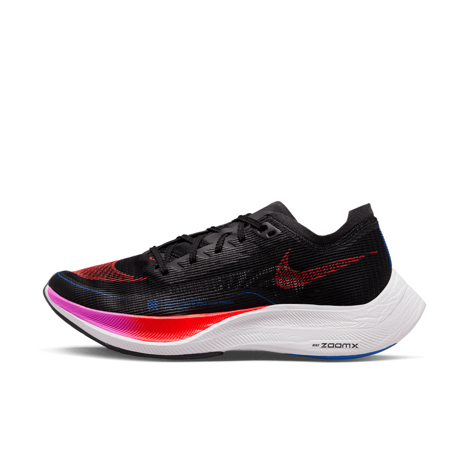 Nike Women's ZoomX Vaporfly Next% 2 (Black/Bright Crimson/Fuchsia Dream-White) - Women's - Footwear