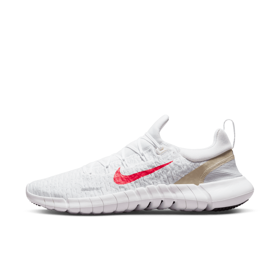 Nike Free Run Next Nature (White/Siren Red/Off White-Pure Platinum) - SALE