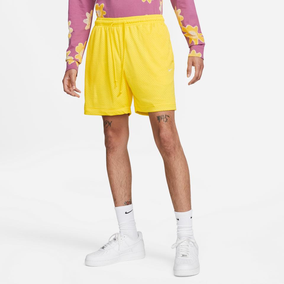 Nike Sportswear Mesh Shorts (Yellow Strike/White) - SALE