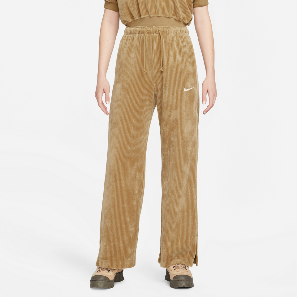 Nike Women's Corduroy Lounge Pants (Dark Driftwood/Sail) - Women's - Bottoms