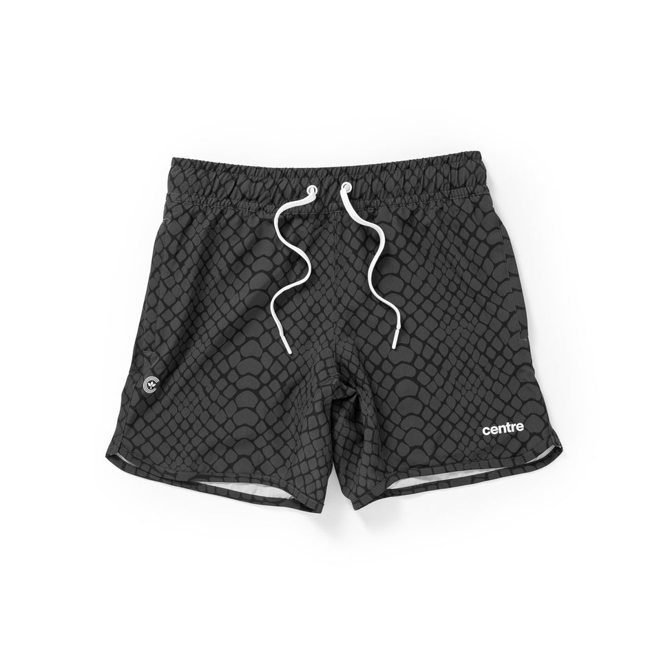 Centre Recreation Shorts (Black Reptile) - Men's Bottoms