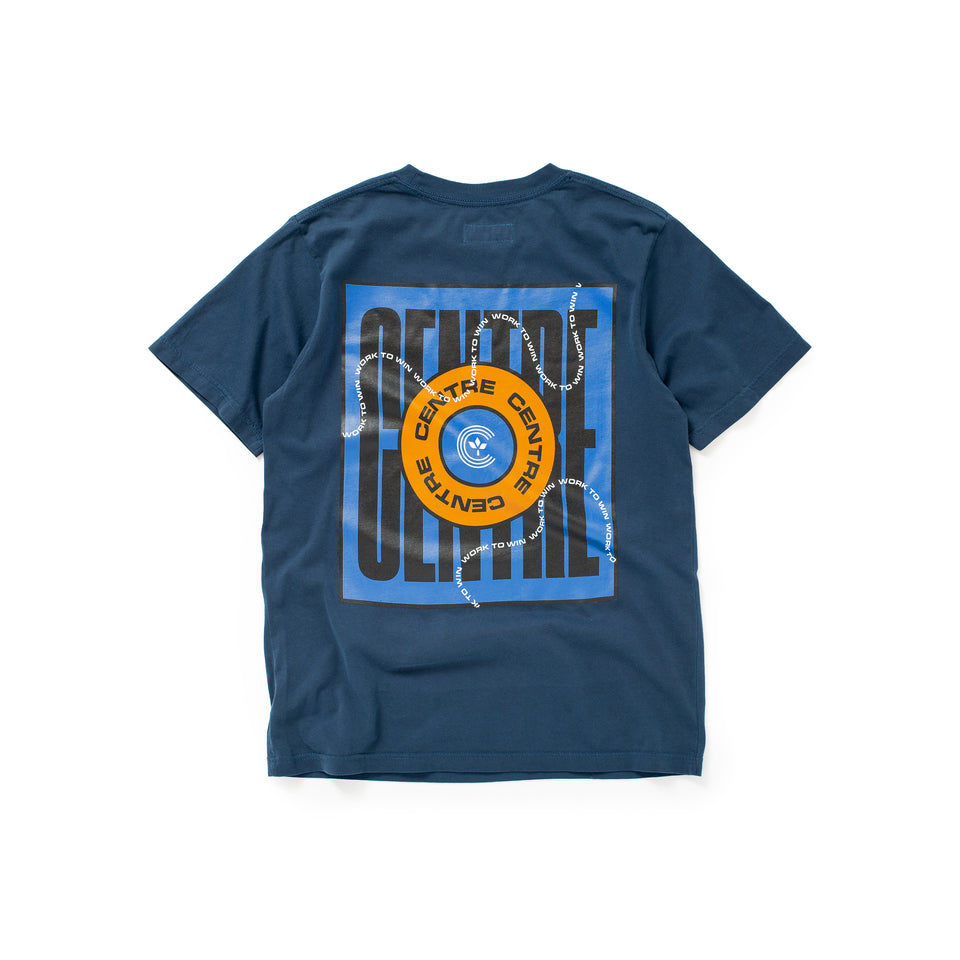 Centre Circulate Tee (Indigo) - Men's - Tees & Shirts