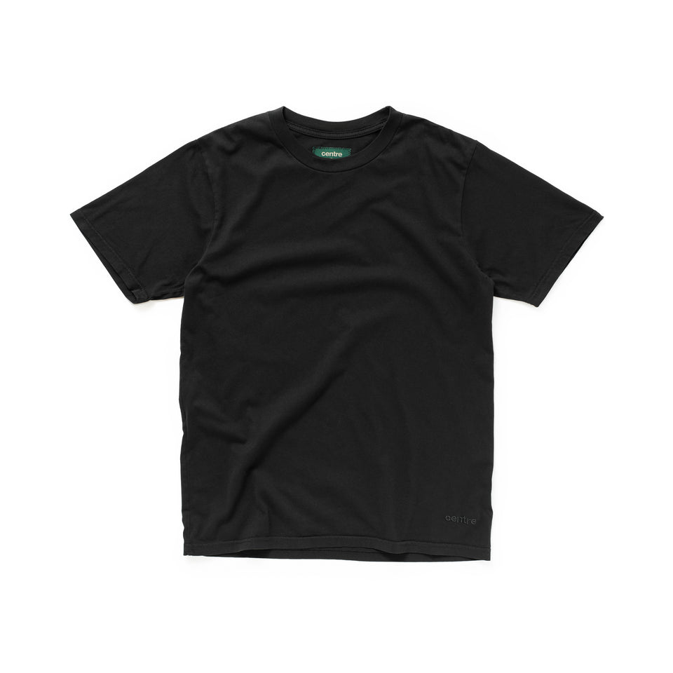 Centre Everyday Tee (Core Black) - Centre Tees
