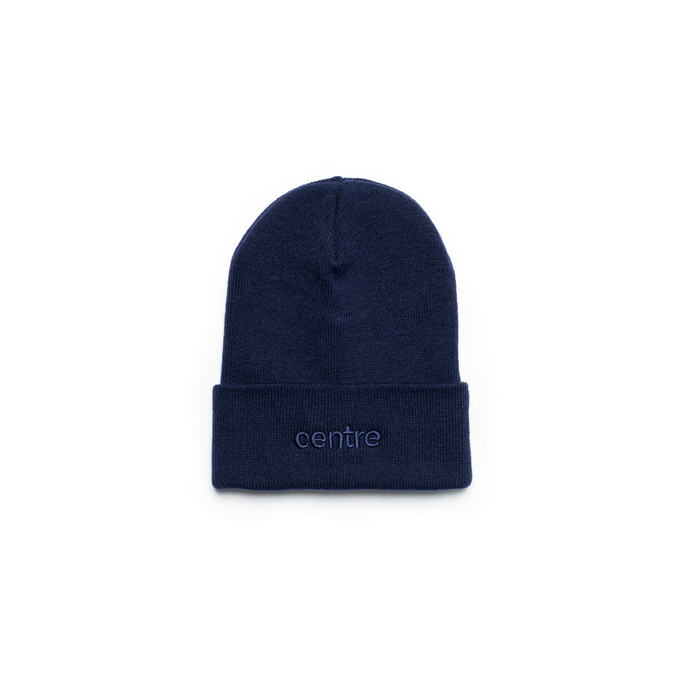 Centre Heavyweights Tonal Knit Beanie (Navy) - Centre Collection