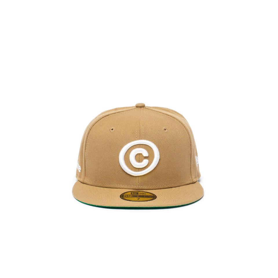 Centre x New Era 59FIFTY Icon Cap (Khaki) - Hats