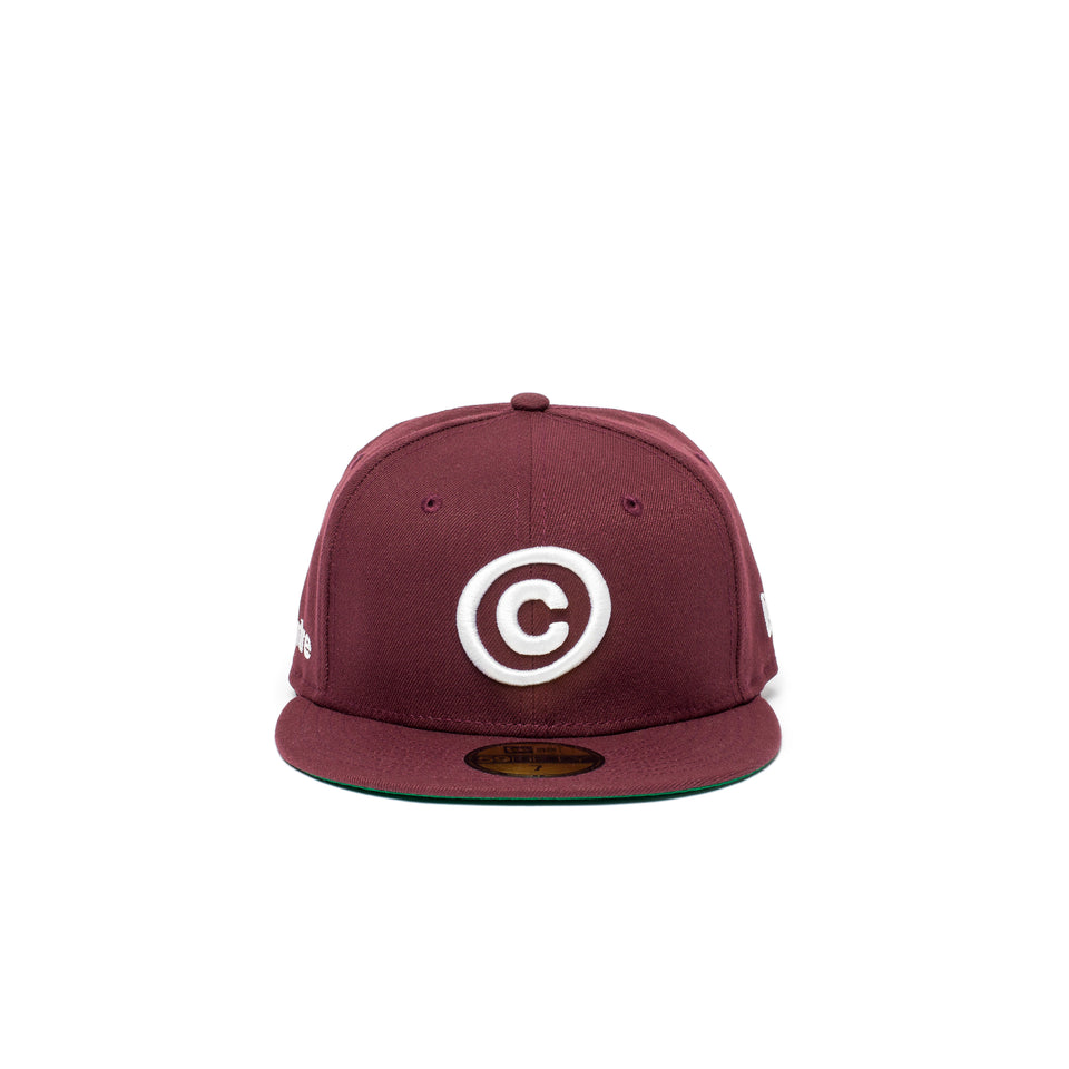 Centre x New Era 59FIFTY Icon Cap (Maroon) - Centre - Accessories