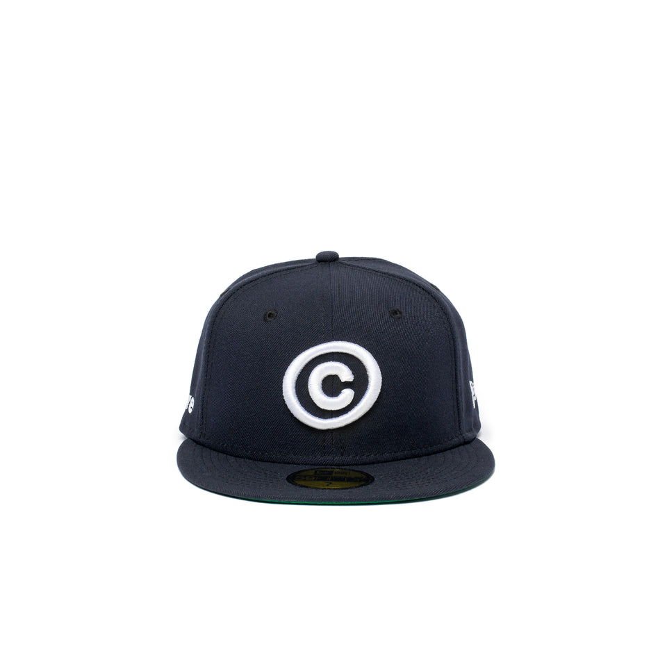 Centre x New Era 59FIFTY Icon Cap (Navy) - Centre Hats