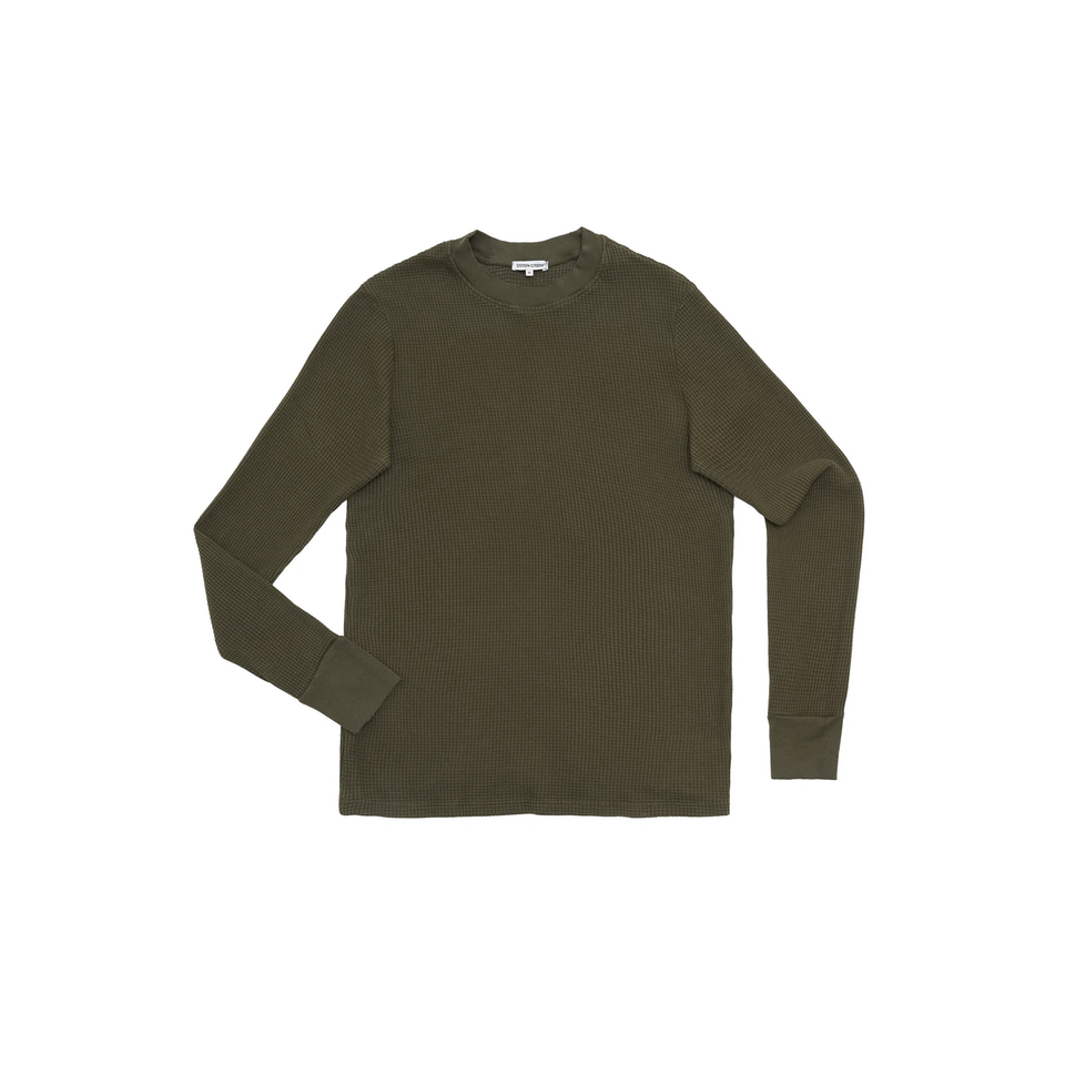 Cotton Citizen Men's Cooper Thermal (Olive) - Cotton Citizen