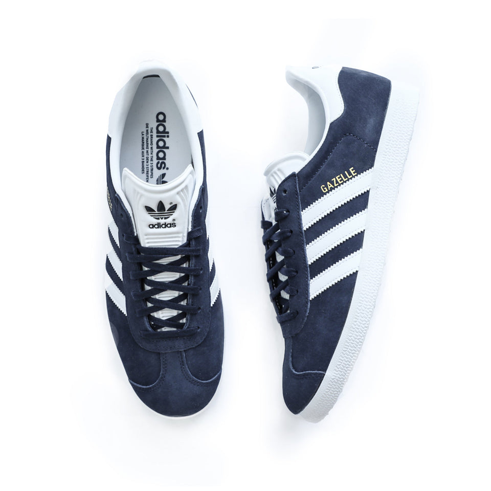 Adidas Gazelle (Core Navy/White/Gold Metallic) - CYASUMMER