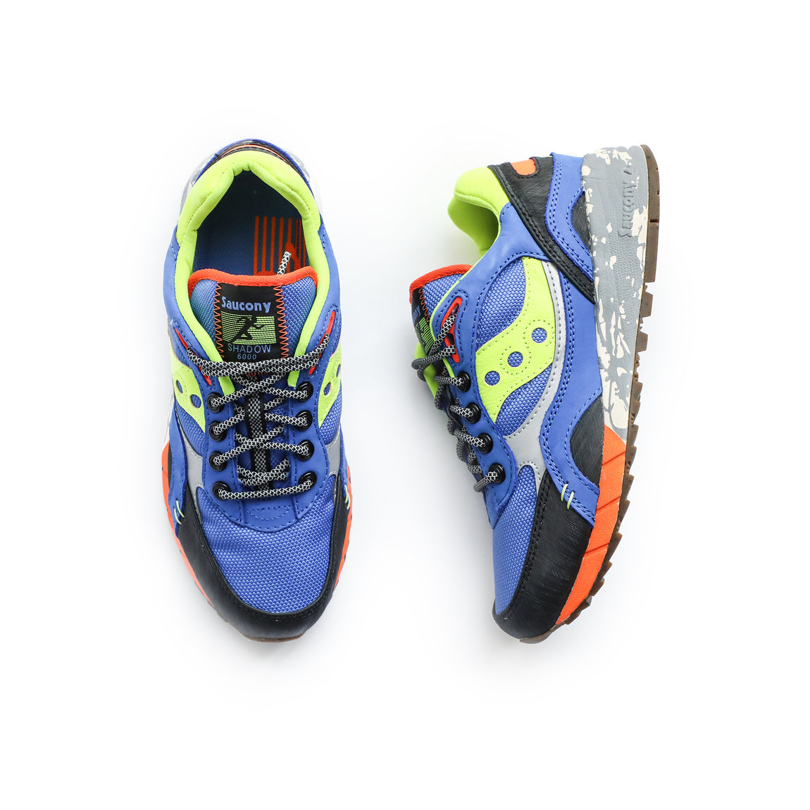 Saucony Shadow 6000 Trail CPK (Blue/Lime/Black) - Saucony Shadow 6000 Trail CPK (Blue/Lime/Black) - 