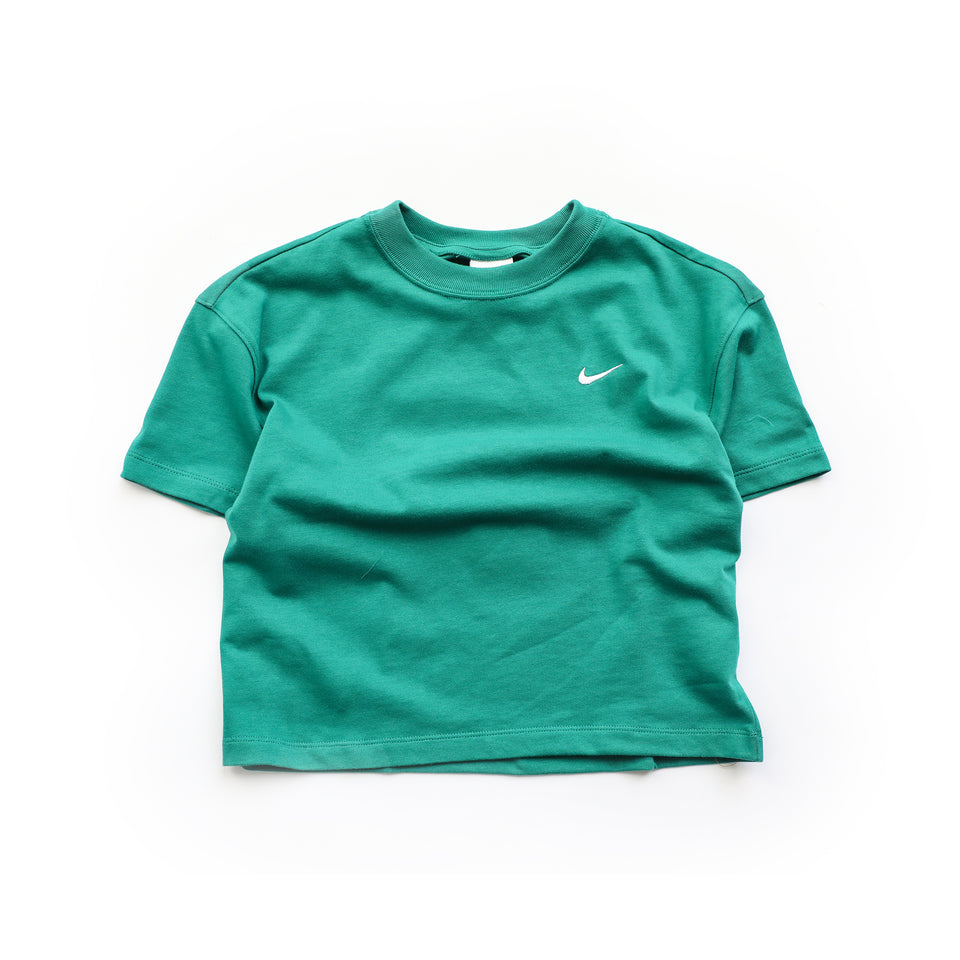 Nike Women's Solo Swoosh Tee (Mystic Green) - Women's Tees/Tanks