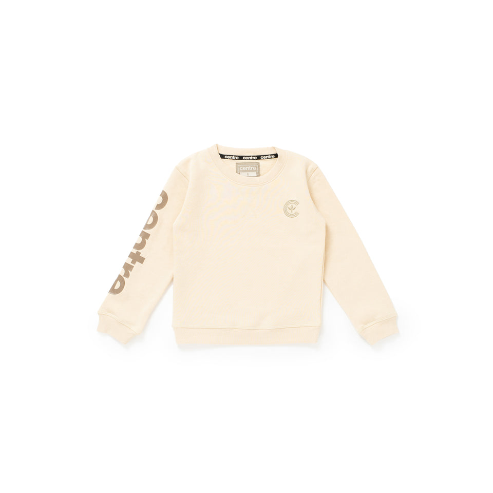Centre Kids Crewneck Sweater (Oatmeal) - Centre - Hoodies and Sweatshirts