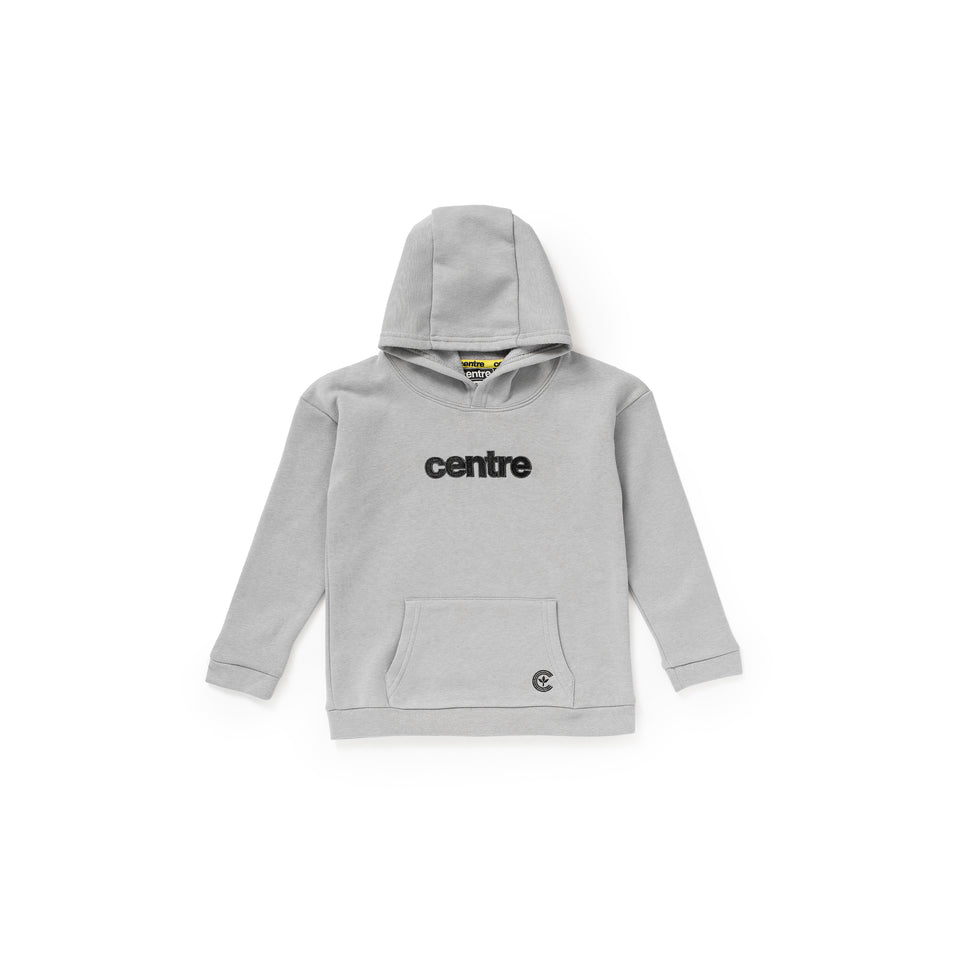 Centre Kids Drop Shoulder Pullover Hoodie (Ultimate Grey) - Centre