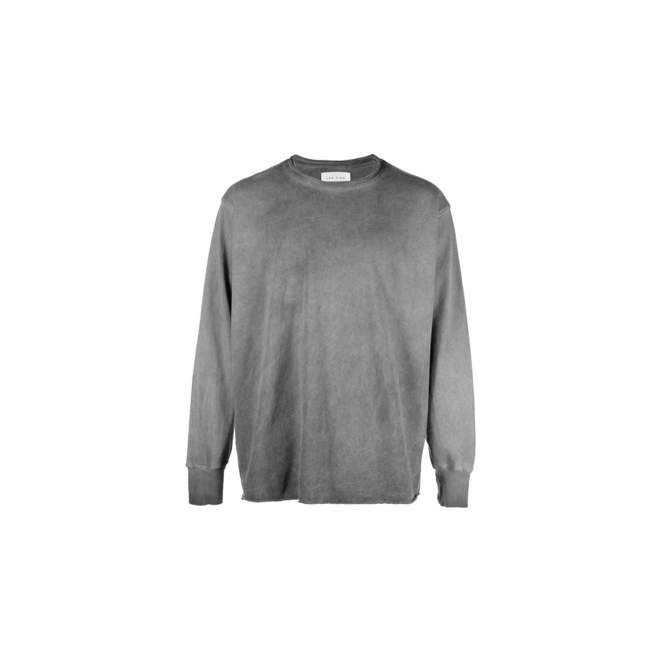 Les Tien Roll Neck Pullover (Vintage Black Oil) - Les Tien