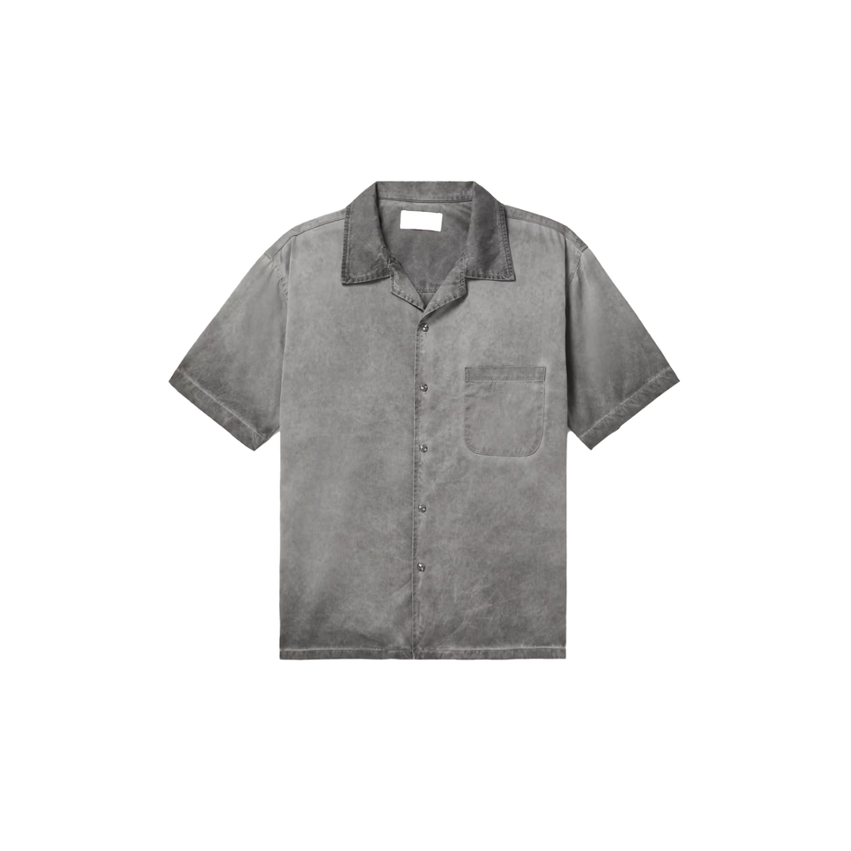 Les Tien S/S Cuban Shirt (Vintage Black Oil) - Products