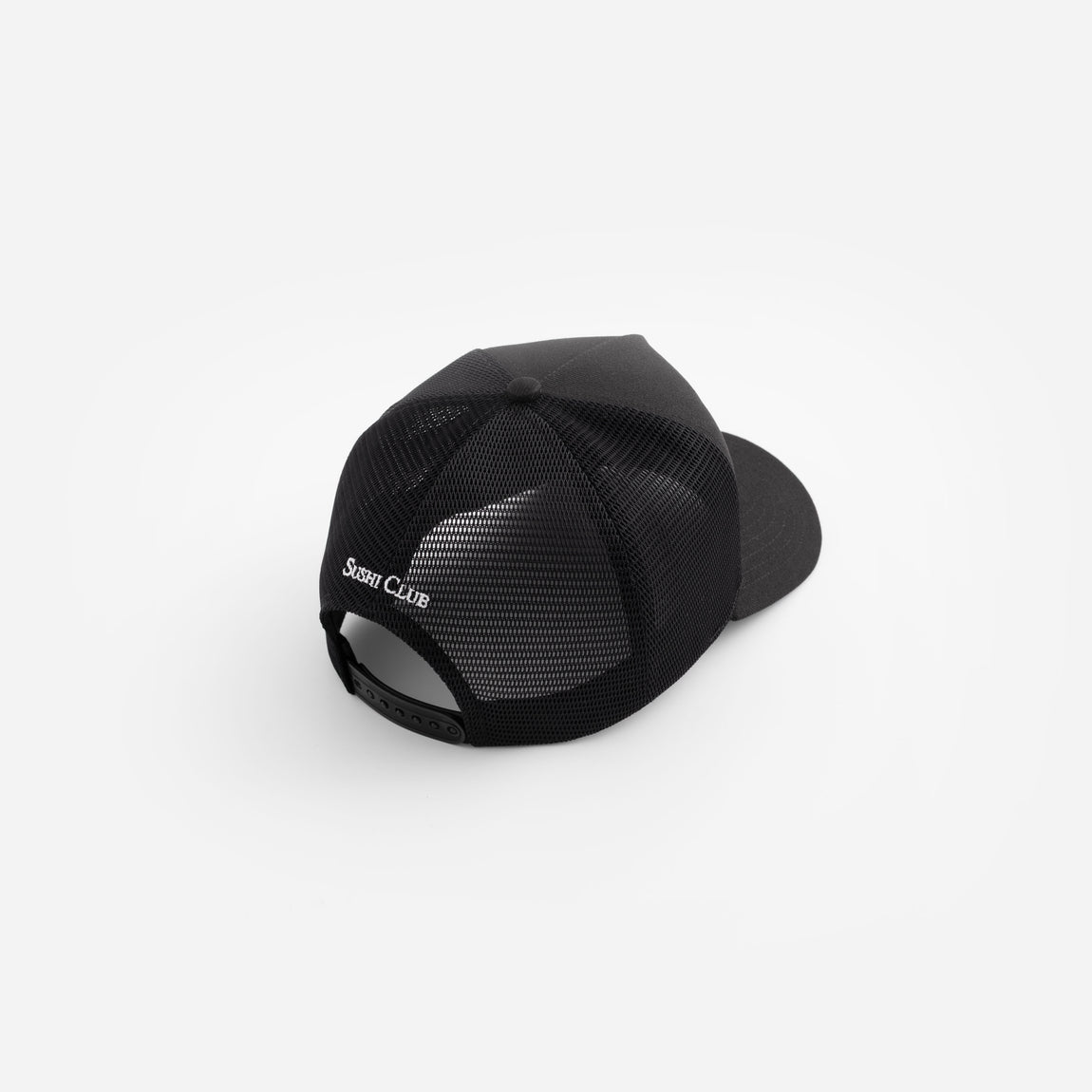 Dallas Sushi Club 5 Panel Trucker (Black) - Dallas Sushi Club 5 Panel Trucker (Black) - 
