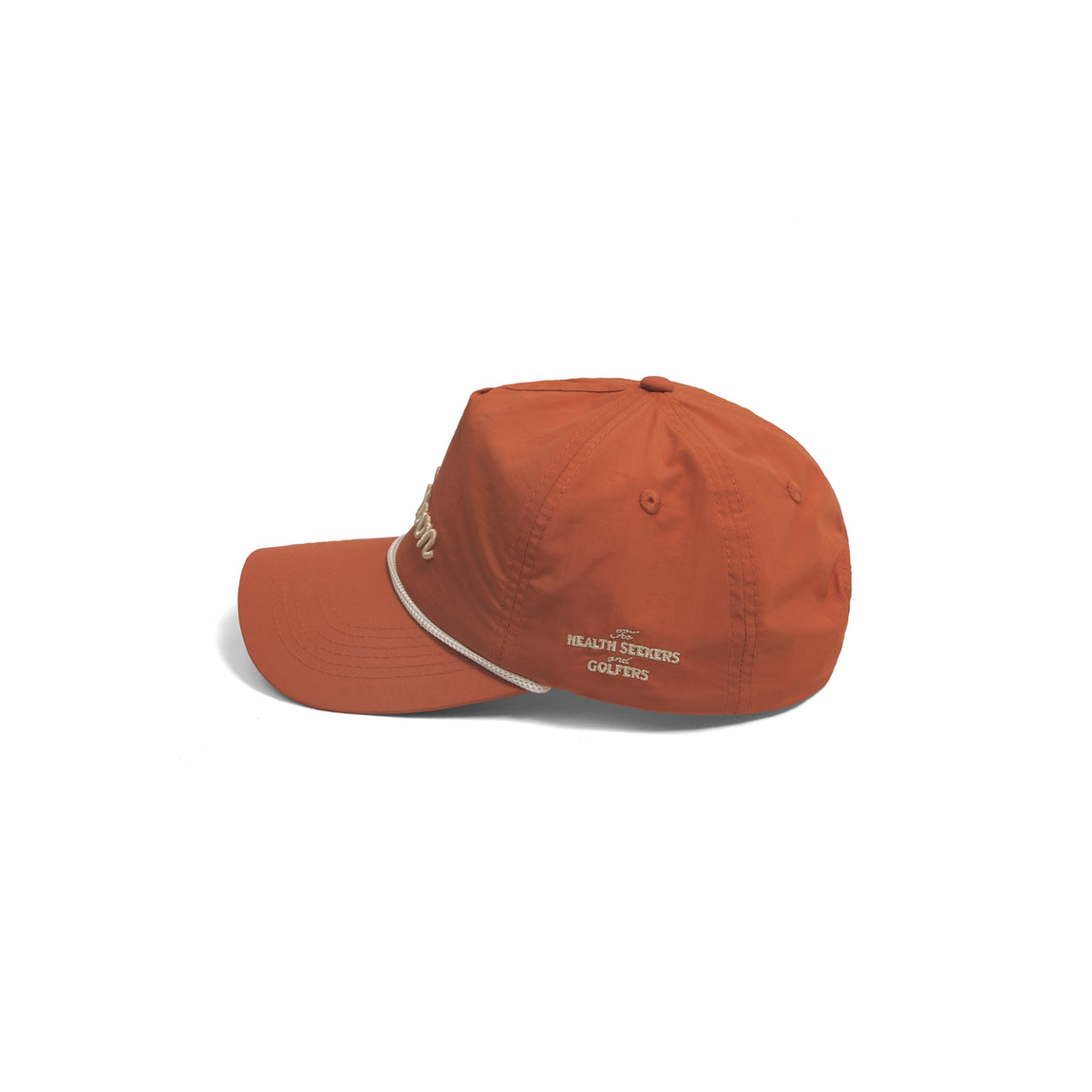 Malbon Golf Health Seekers Nylon Rope Hat (Orange) - Malbon Golf Health Seekers Nylon Rope Hat (Orange) - 