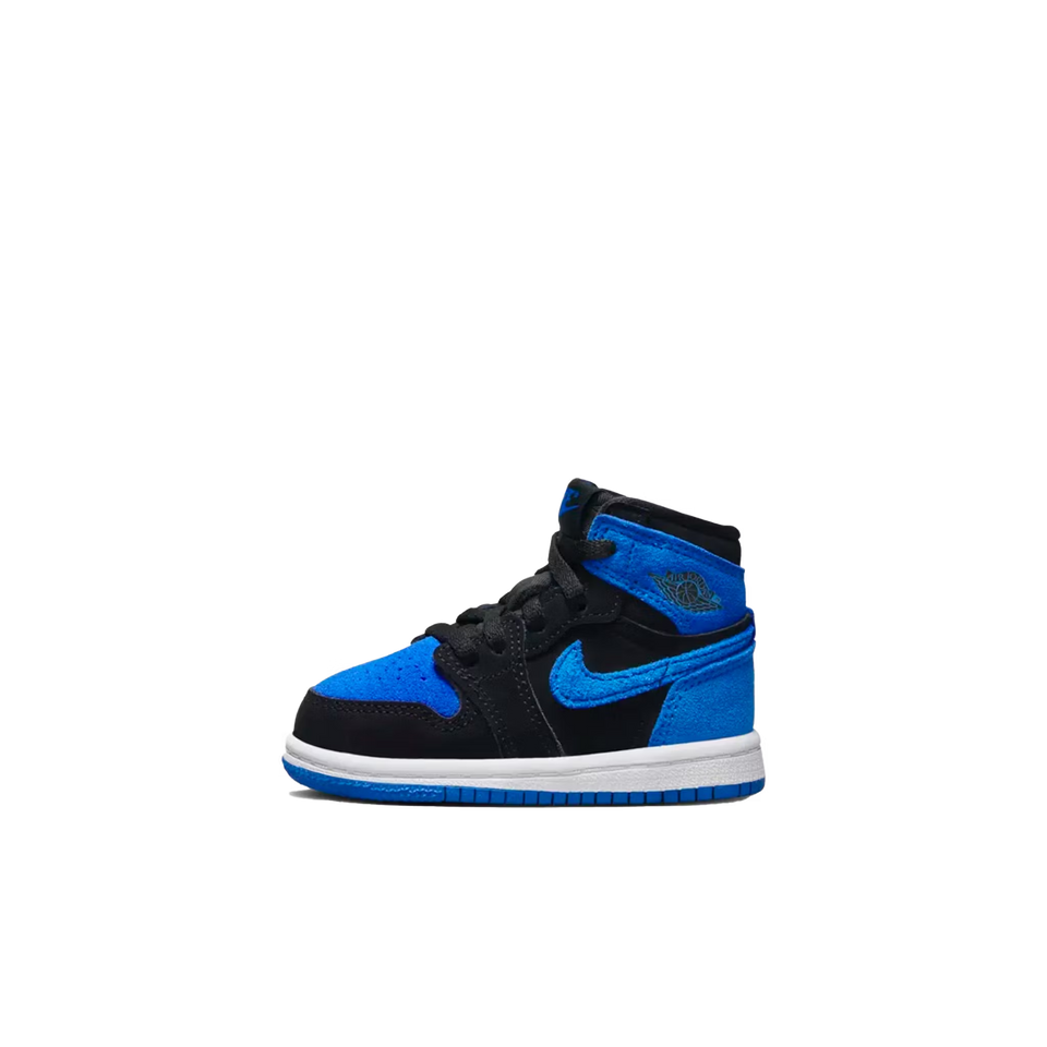 Air Jordan 1 Retro High OG TD (Black/Royal Blue-White-Royal Blue) - Kids