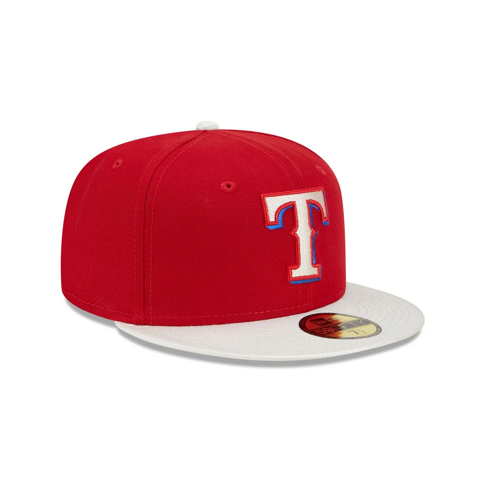 New Era 59FIFTY Texas Rangers Team Shimmer Fitted Hat - New ERA