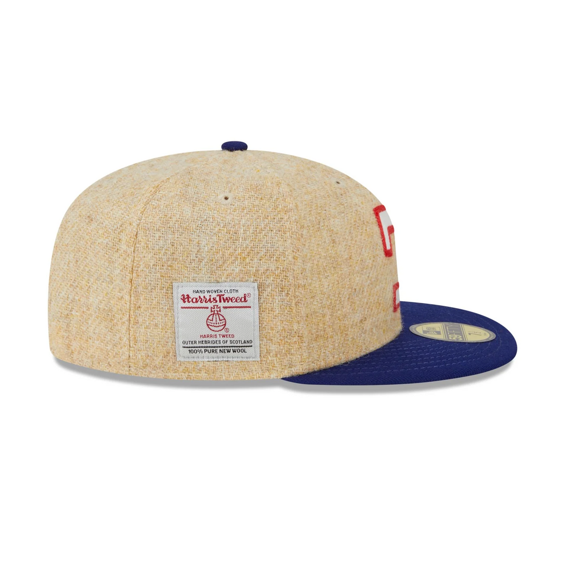 New Era 59FIFTY Texas Rangers Harris Tweed Fitted Hat (Khaki/Red-Blue) –  Centre