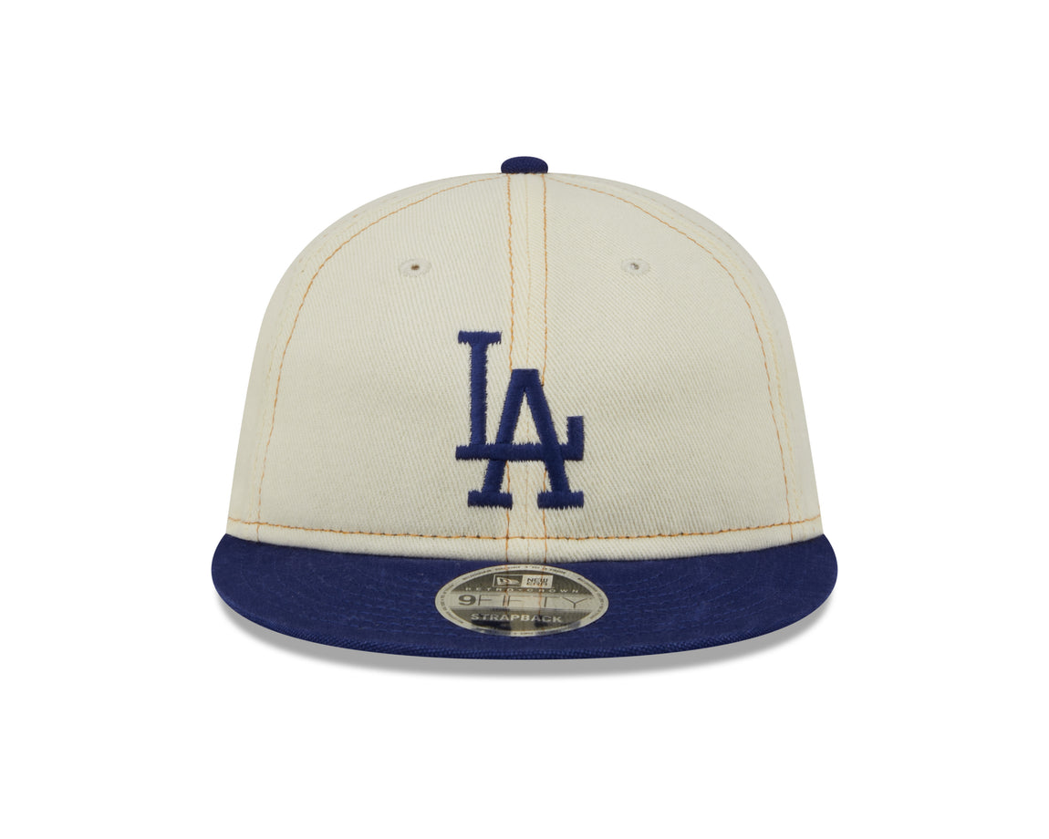 New Era 9FIFTY Los Angeles Dodgers Strapback Hat (Chrome Denim) - New Era 9FIFTY Los Angeles Dodgers Strapback Hat (Chrome Denim) - 