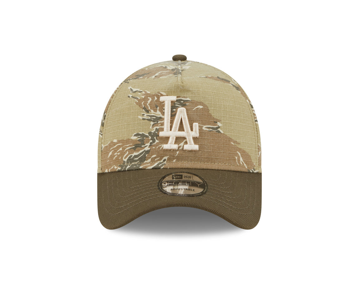 New Era 9FORTY Los Angeles Dodgers A-Frame Snapback (Two-Tone Tiger Camo) - New Era 9FORTY Los Angeles Dodgers A-Frame Snapback (Two-Tone Tiger Camo) - 