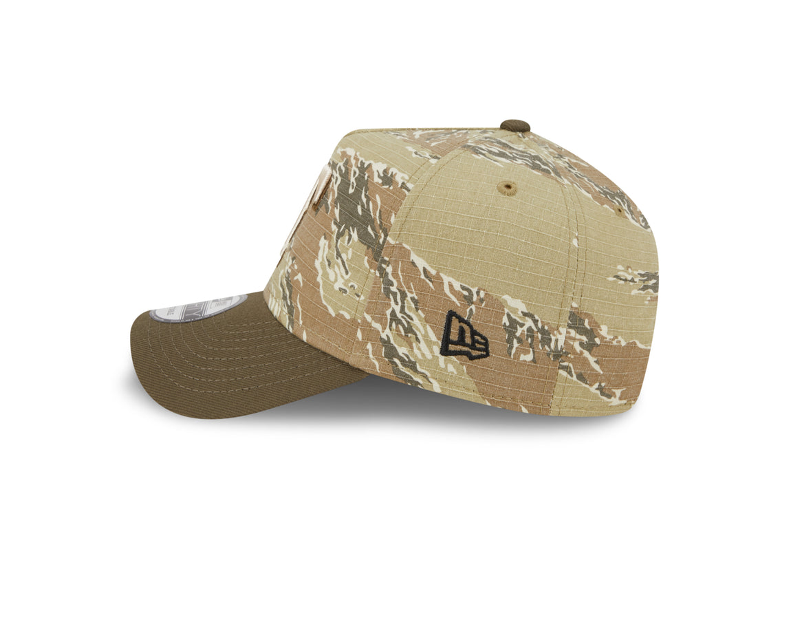 New Era 9FORTY Texas Rangers A-Frame Snapback (Two-Tone Tiger Camo) - New Era 9FORTY Texas Rangers A-Frame Snapback (Two-Tone Tiger Camo) - 