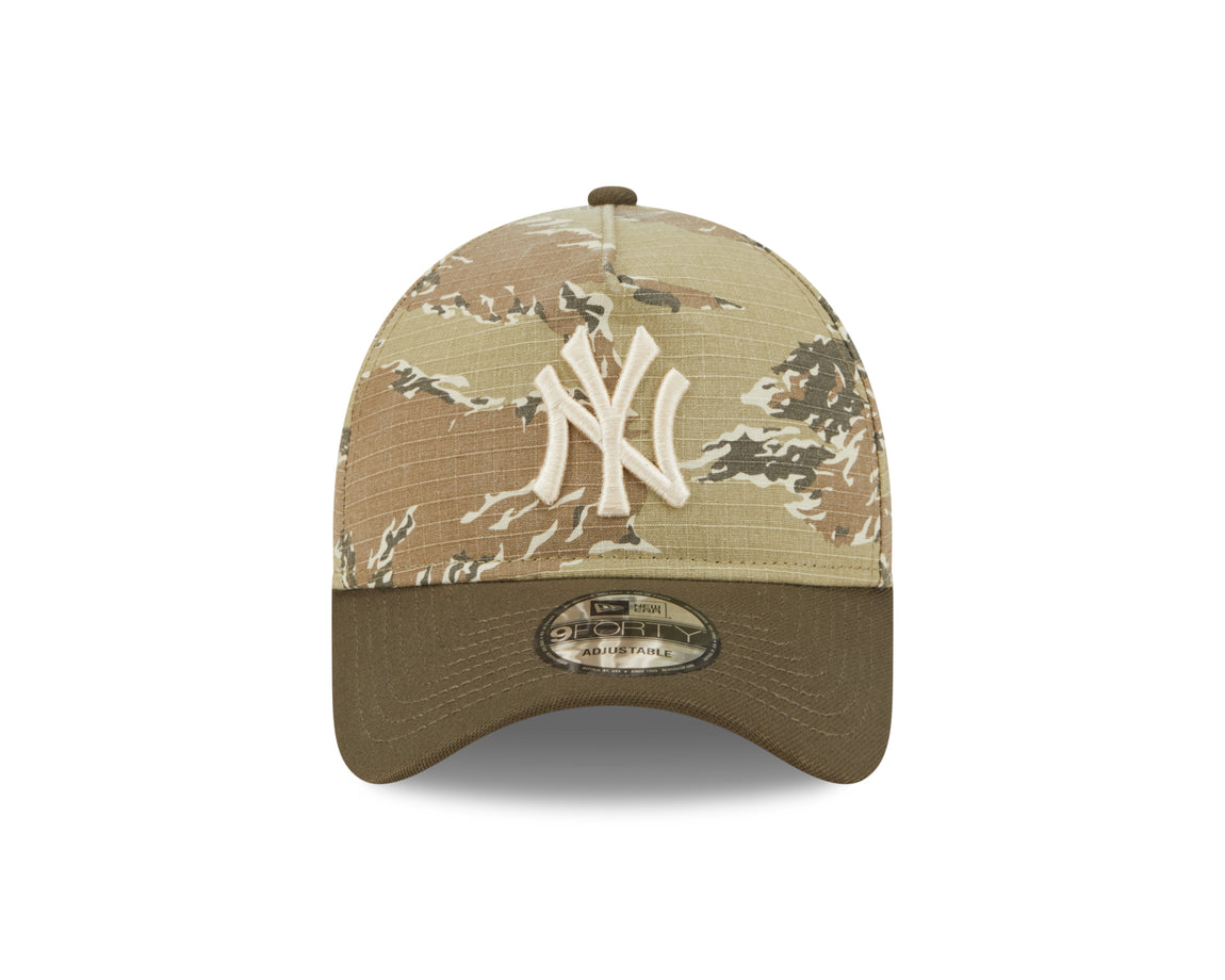 New Era 9FORTY New York Yankees A-Frame Snapback (Two-Tone Tiger Camo) - New Era 9FORTY New York Yankees A-Frame Snapback (Two-Tone Tiger Camo) - 