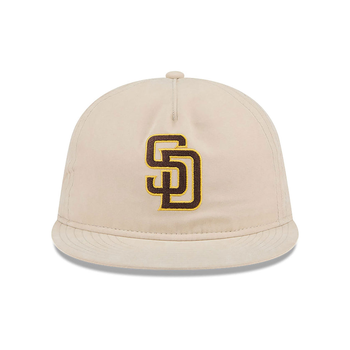 New Era 9FIFTY San Diego Padres Brushed Nylon Strapback Cap (Cream) - New Era 9FIFTY San Diego Padres Brushed Nylon Strapback Cap (Cream) - 