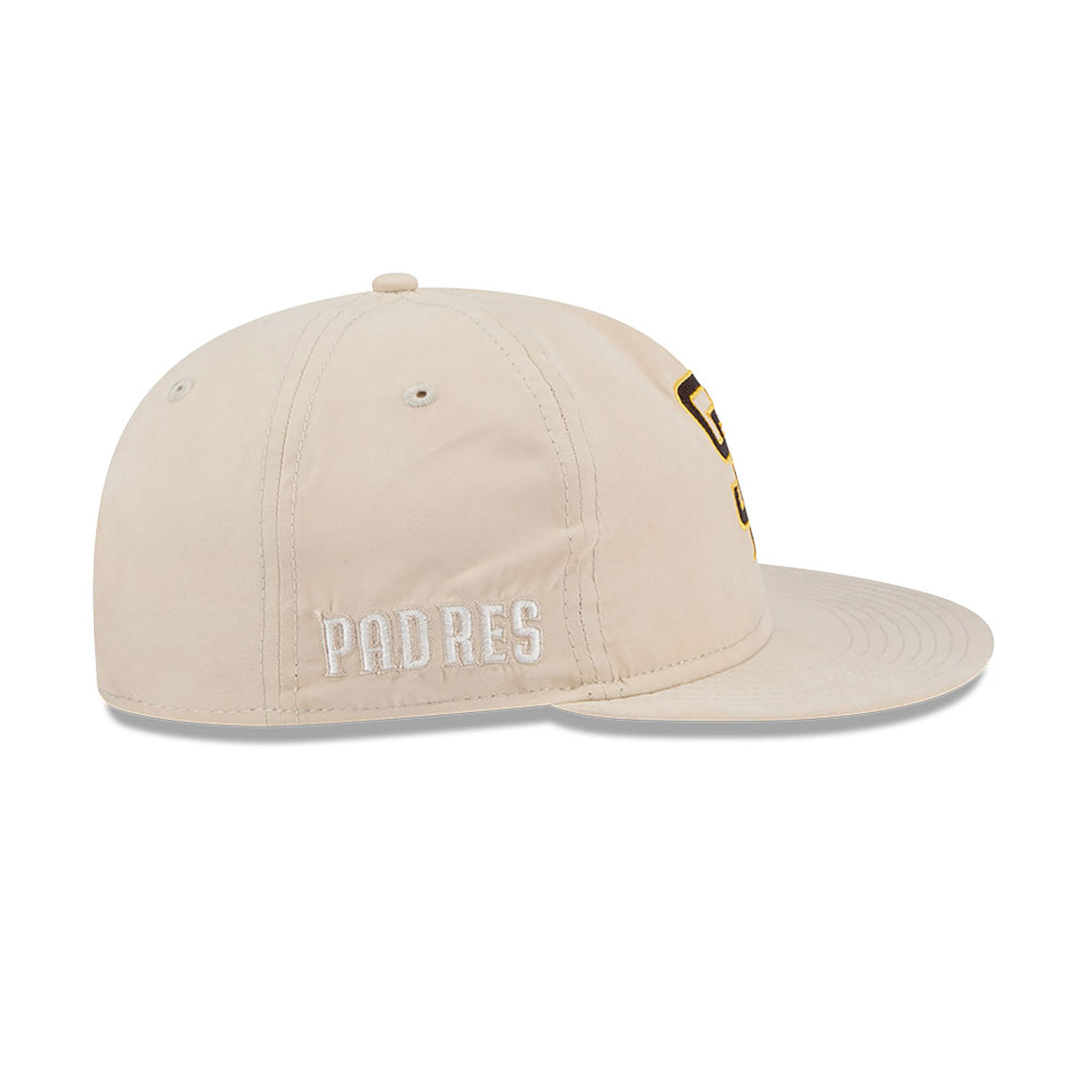 New Era 9FIFTY San Diego Padres Brushed Nylon Strapback Cap (Cream) - New Era 9FIFTY San Diego Padres Brushed Nylon Strapback Cap (Cream) - 