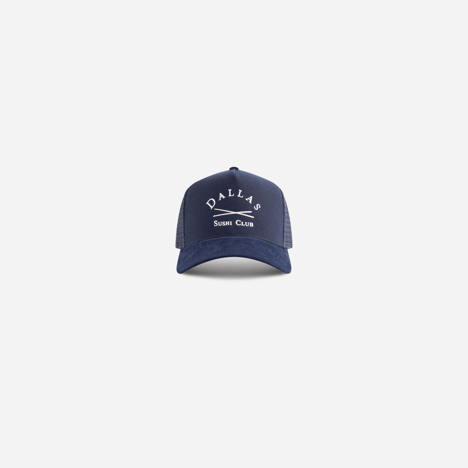 Dallas Sushi Club Panel S Cord Trucker (Navy) - Dallas Sushi Club