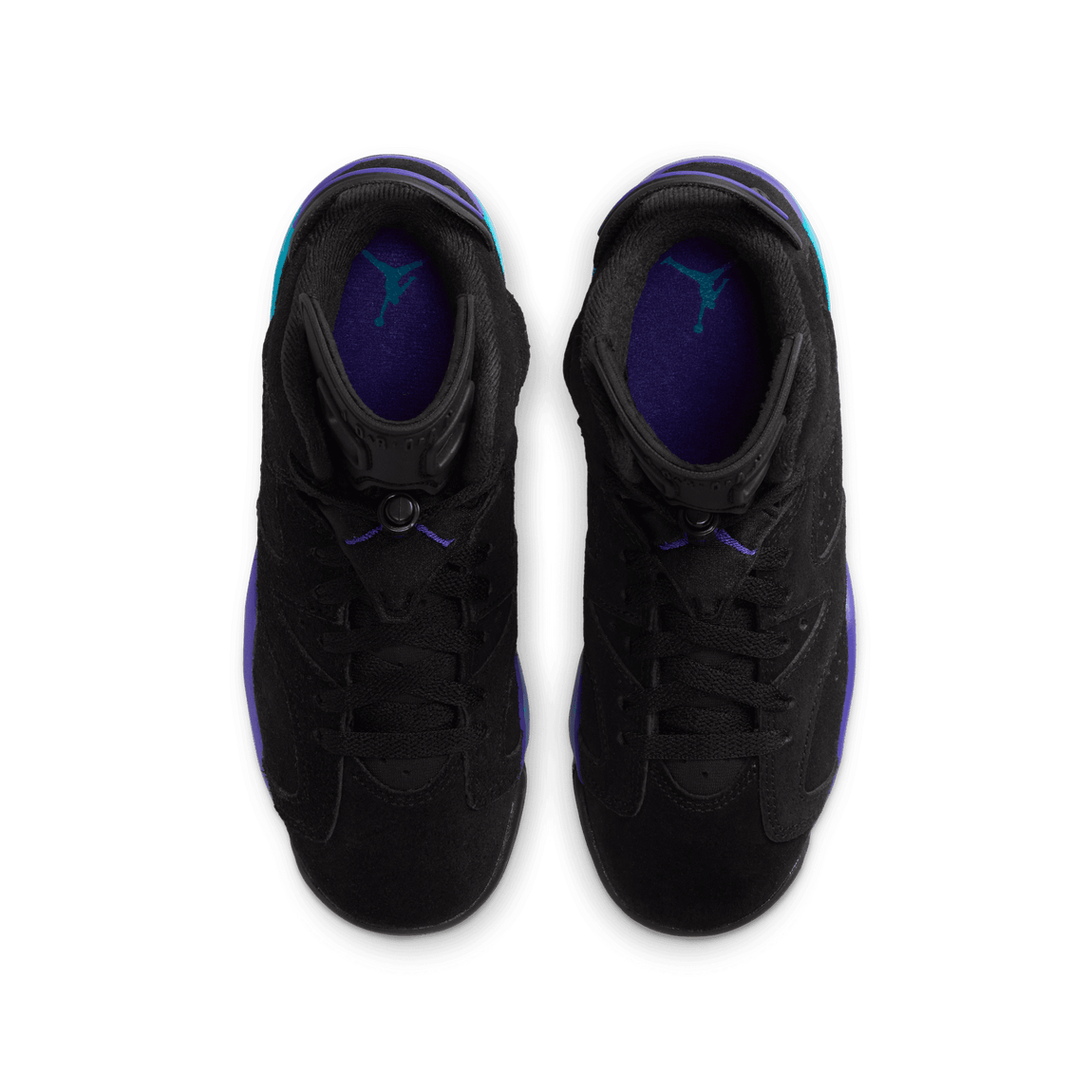 Air Jordan 6 Retro GS (Black/Bright Concord-Aquatone) - Air Jordan 6 Retro GS (Black/Bright Concord-Aquatone) - 