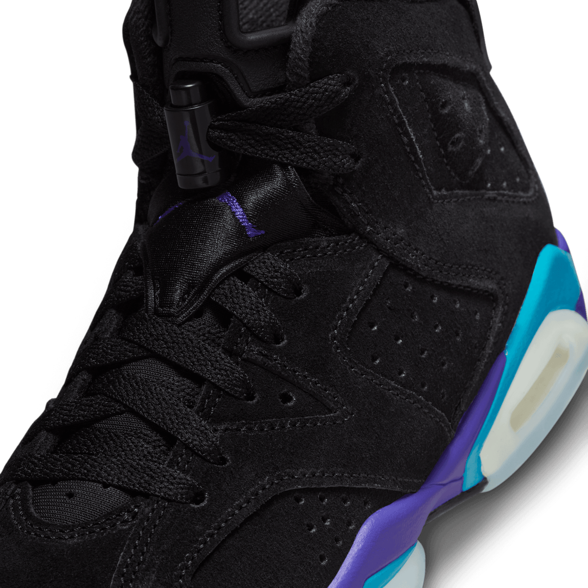 Air Jordan 6 Retro GS (Black/Bright Concord-Aquatone) - Air Jordan 6 Retro GS (Black/Bright Concord-Aquatone) - 
