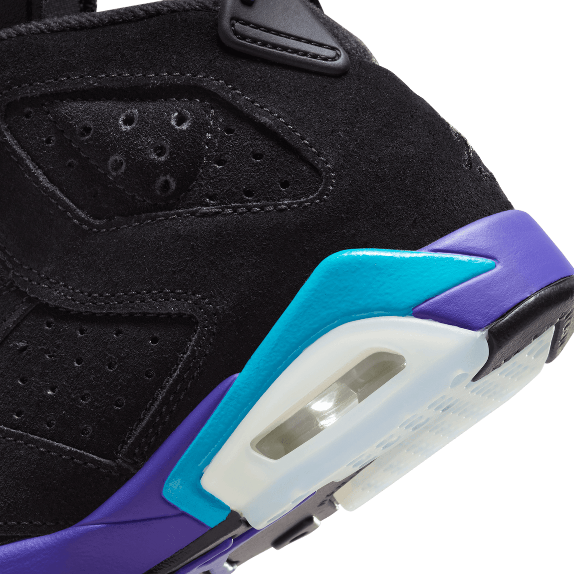 Air Jordan 6 Retro GS (Black/Bright Concord-Aquatone) - Air Jordan 6 Retro GS (Black/Bright Concord-Aquatone) - 