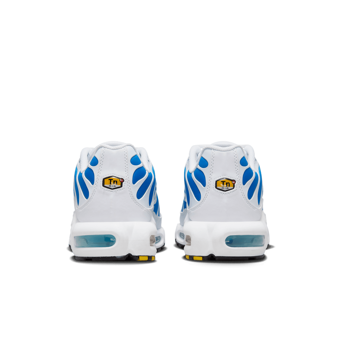 Blue yellow air max plus on sale