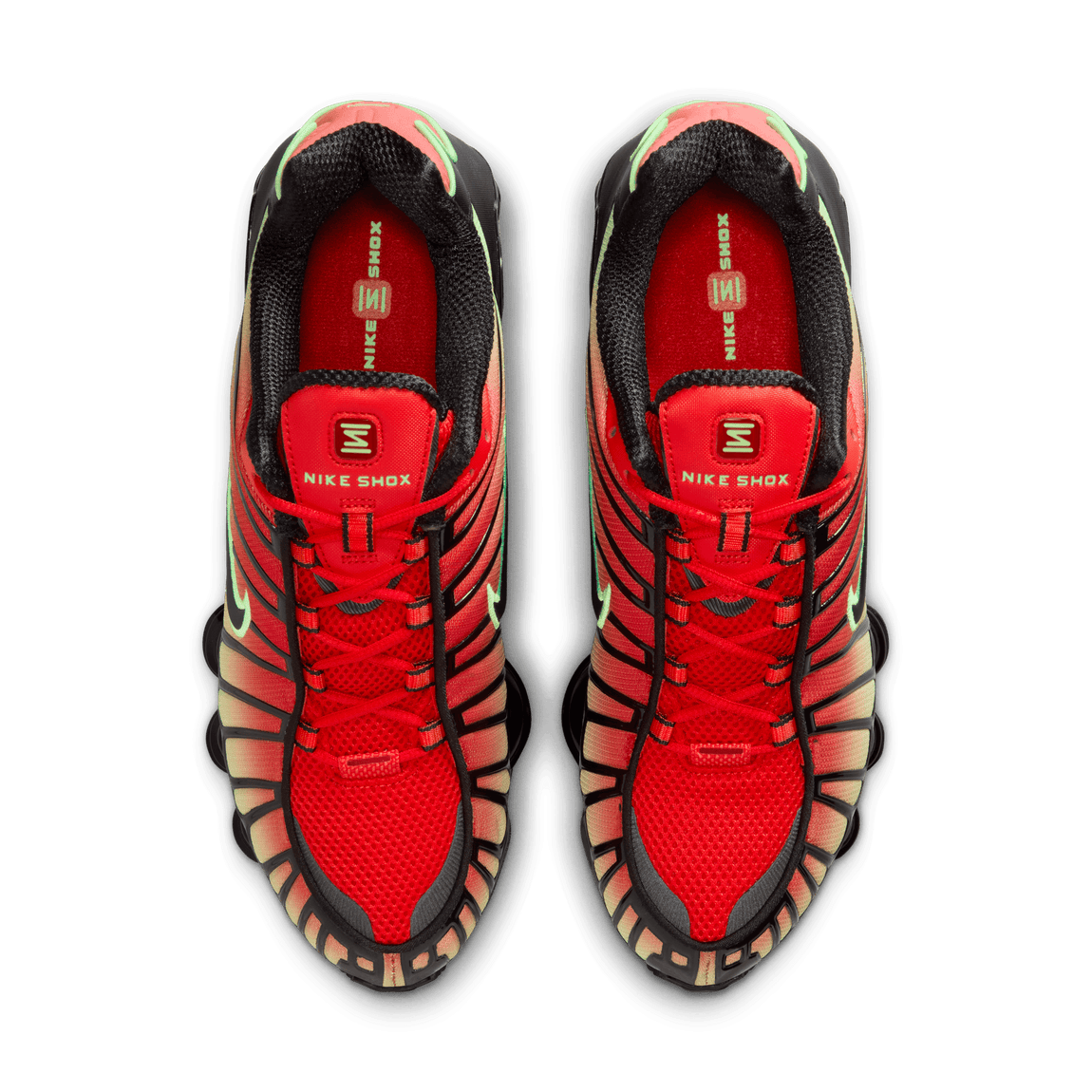 Nike Shox TL (Lt Crimson/Black-Green Strike-Black) - Nike Shox TL (Lt Crimson/Black-Green Strike-Black) - 
