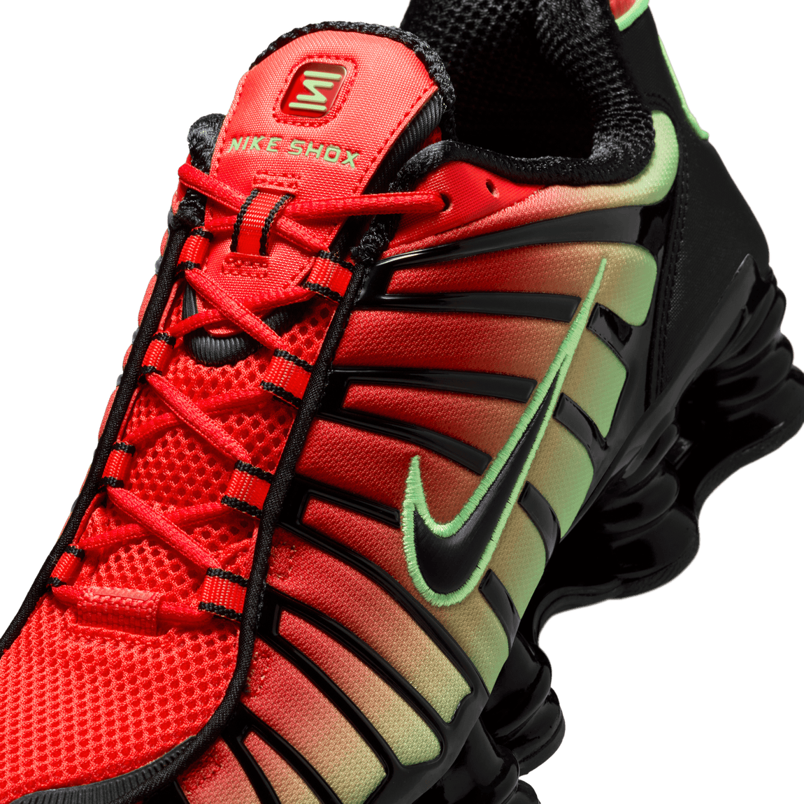 Nike Shox TL (Lt Crimson/Black-Green Strike-Black) - Nike Shox TL (Lt Crimson/Black-Green Strike-Black) - 