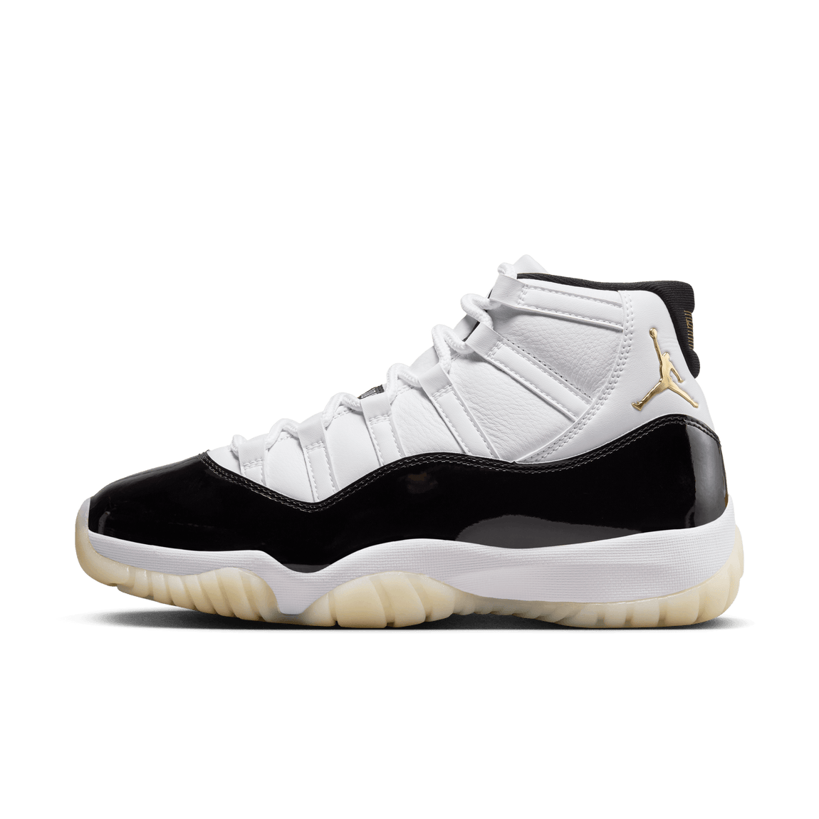 Air Jordan 11 Retro Gratitude White Metallic Gold Black Centre