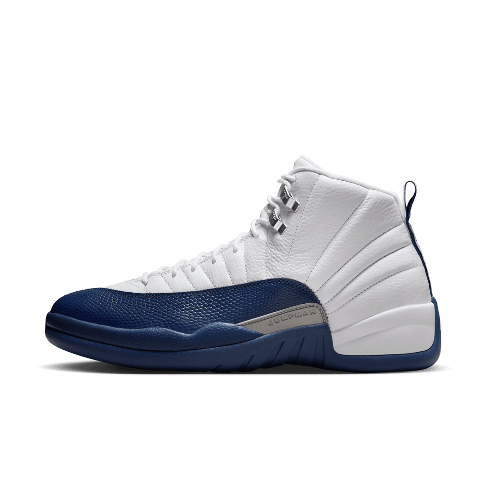 Air Jordan 12 Retro (White/French Blue-Metallic Silver) 8/16 - jordan
