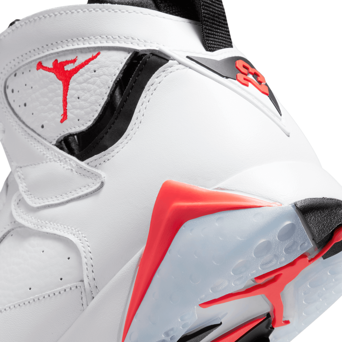 Air Jordan 7 Retro (White/Crimson-Black) - Air Jordan 7 Retro (White/Crimson-Black) - 