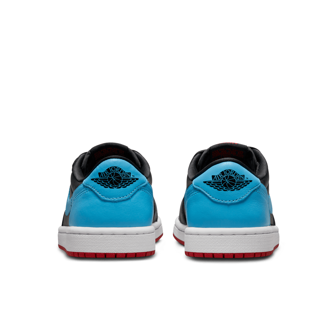 Women's Air Jordan 1 Retro Low OG ( Black / Dark Powder Blue / Gym Red ) - Women's Air Jordan 1 Retro Low OG ( Black / Dark Powder Blue / Gym Red ) - 