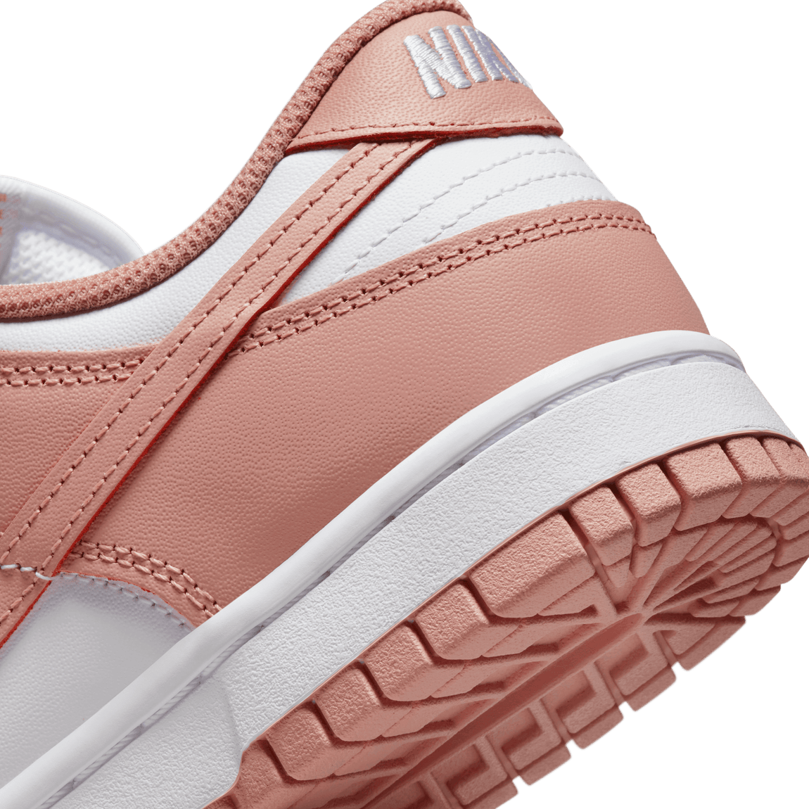 Nike Women's Dunk Low (White/Rose Whisper) - Nike Women's Dunk Low (White/Rose Whisper) - 