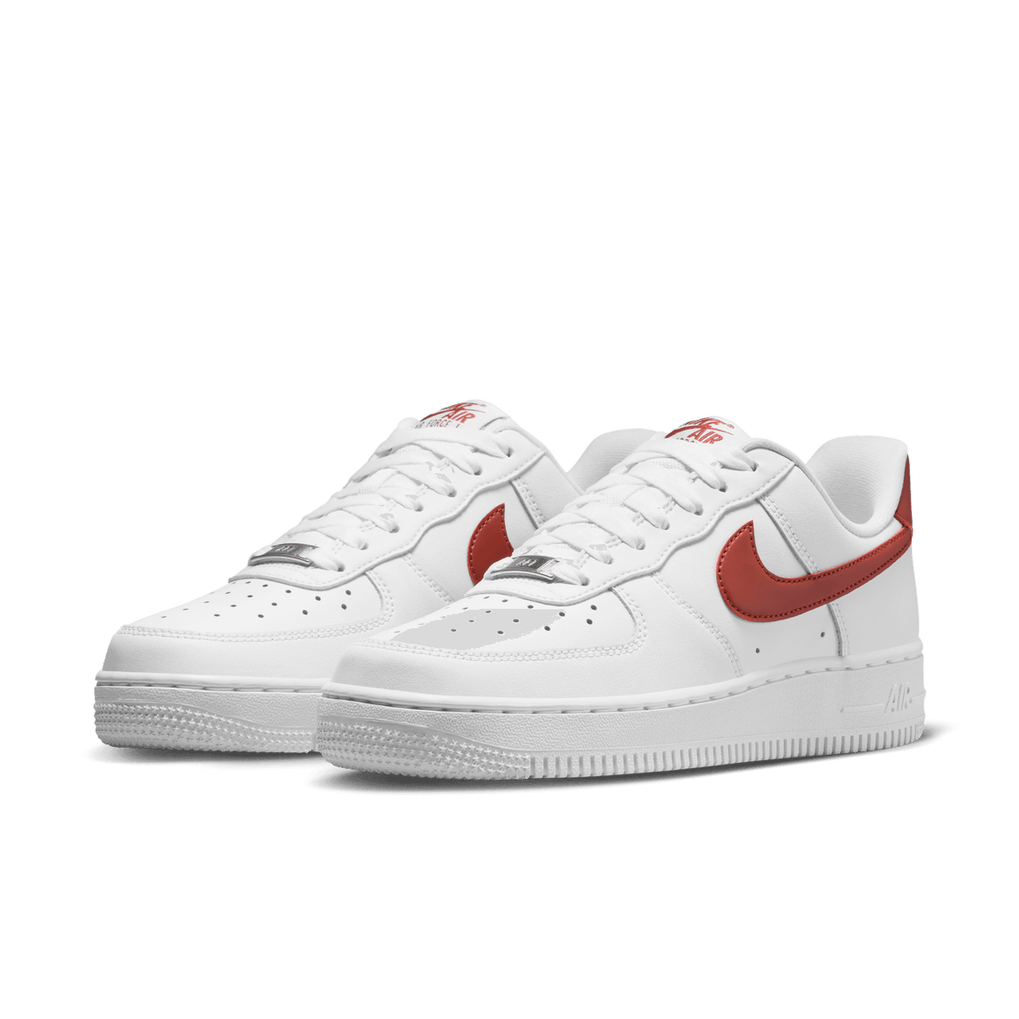 Women's Nike Air Force 1 07' (White/Rugged Orange) - Women's Nike Air Force 1 07' (White/Rugged Orange) - 