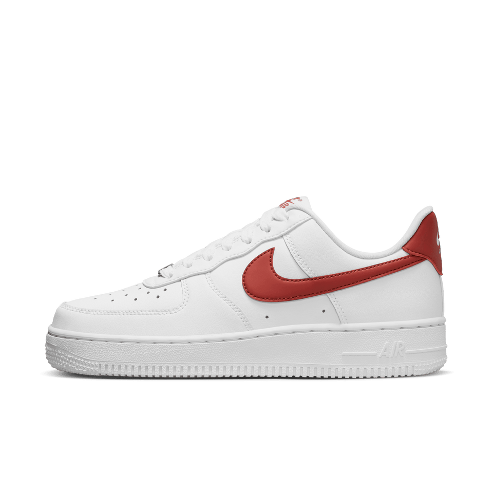 Women's Nike Air Force 1 07' (White/Rugged Orange) - Nike