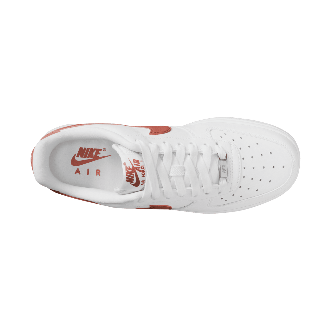 Women's Nike Air Force 1 07' (White/Rugged Orange) - Women's Nike Air Force 1 07' (White/Rugged Orange) - 