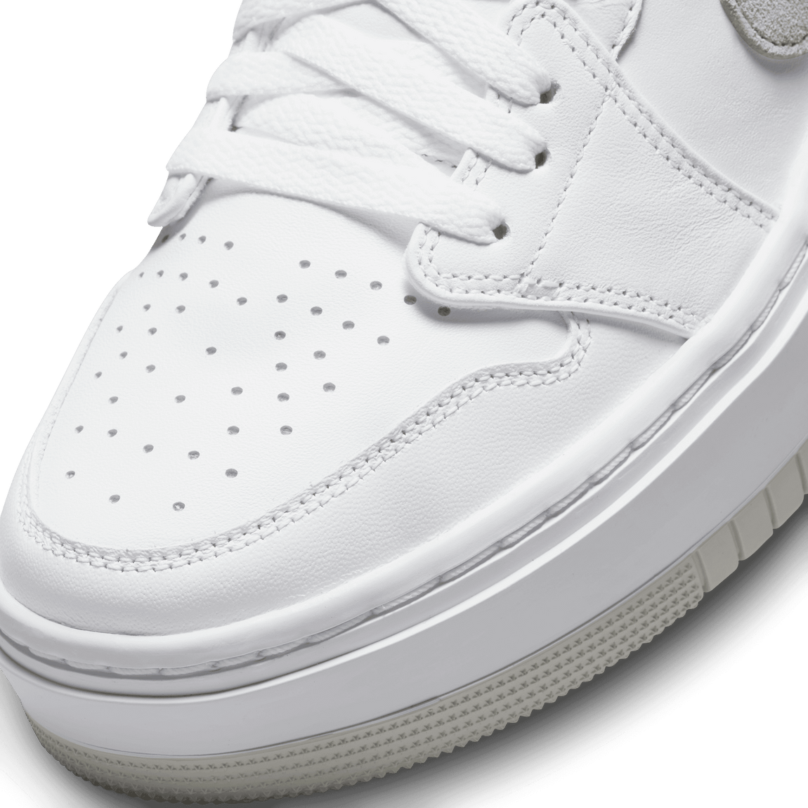 Women's Air Jordan 1 Elevate Low (White/Neutral Grey-White) - Women's Air Jordan 1 Elevate Low (White/Neutral Grey-White) - 