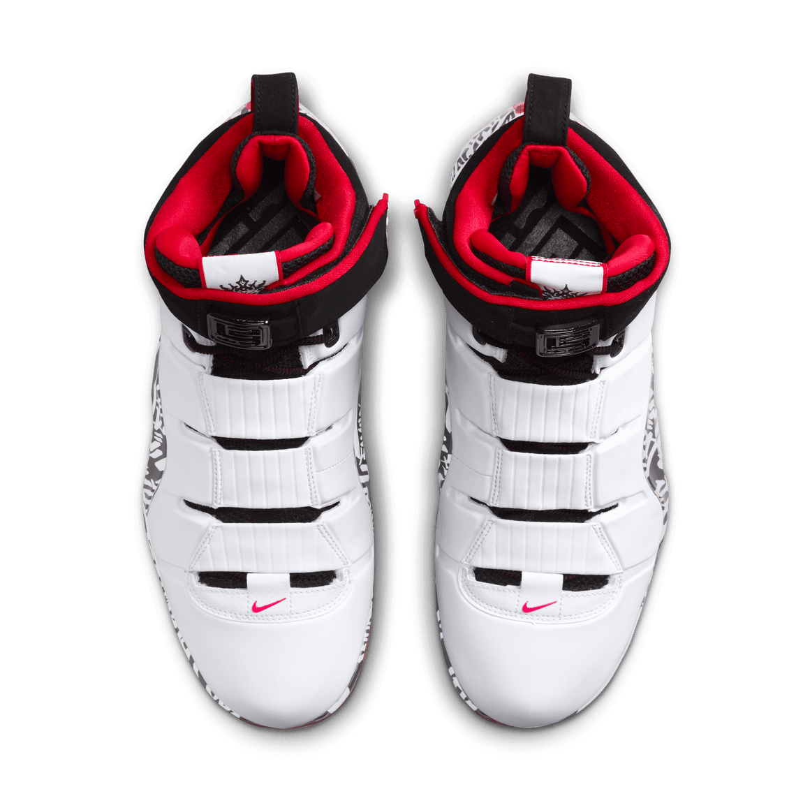 Nike Zoom Lebron 4 QS ( White / Black / Varsity Red ) - Nike Zoom Lebron 4 QS ( White / Black / Varsity Red ) - 