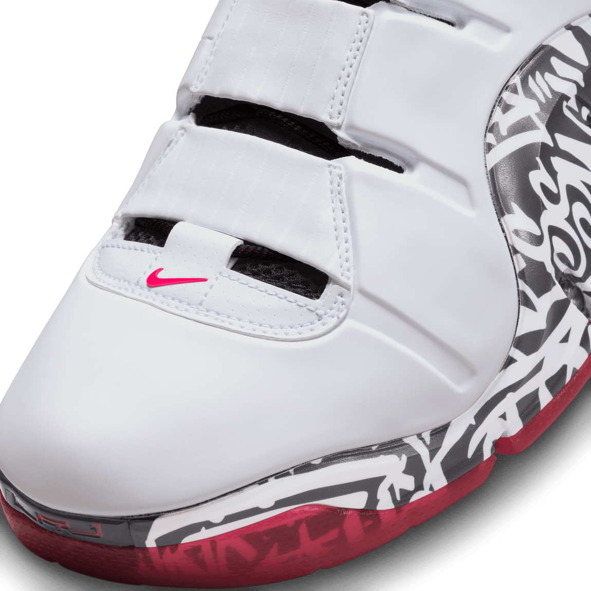 Nike Zoom Lebron 4 QS ( White / Black / Varsity Red ) - Nike Zoom Lebron 4 QS ( White / Black / Varsity Red ) - 