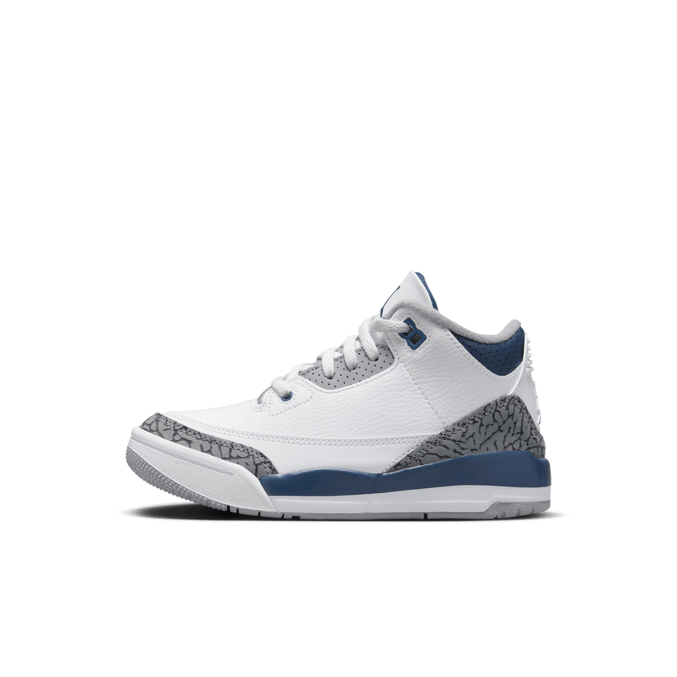 Air Jordan 3 Retro PS ( White / Midnight Navy / Cement Grey / Black ) - Products